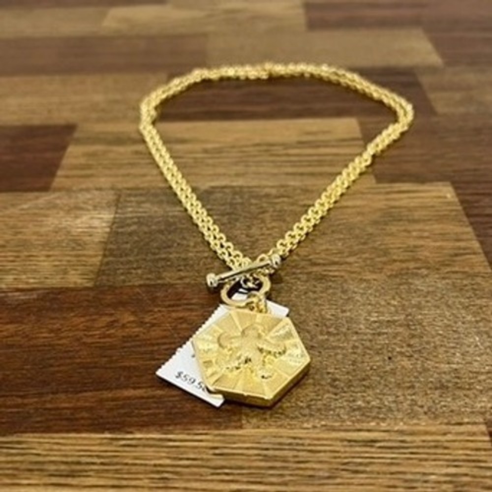 Talbots Womens‎ Necklace NWT $59.50 Gold Starfish Beach Chunky Minimal Chain